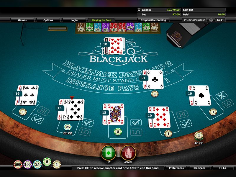 Blackjack im Online Casino spielen